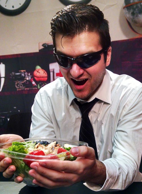 Spy Happy With Salad